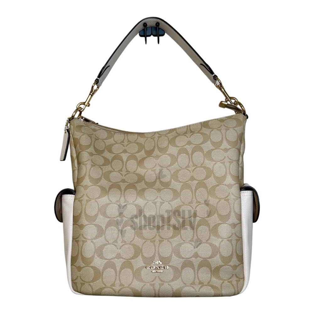 EUC Coach Pennie Shoulder Bag In Signature Canvas